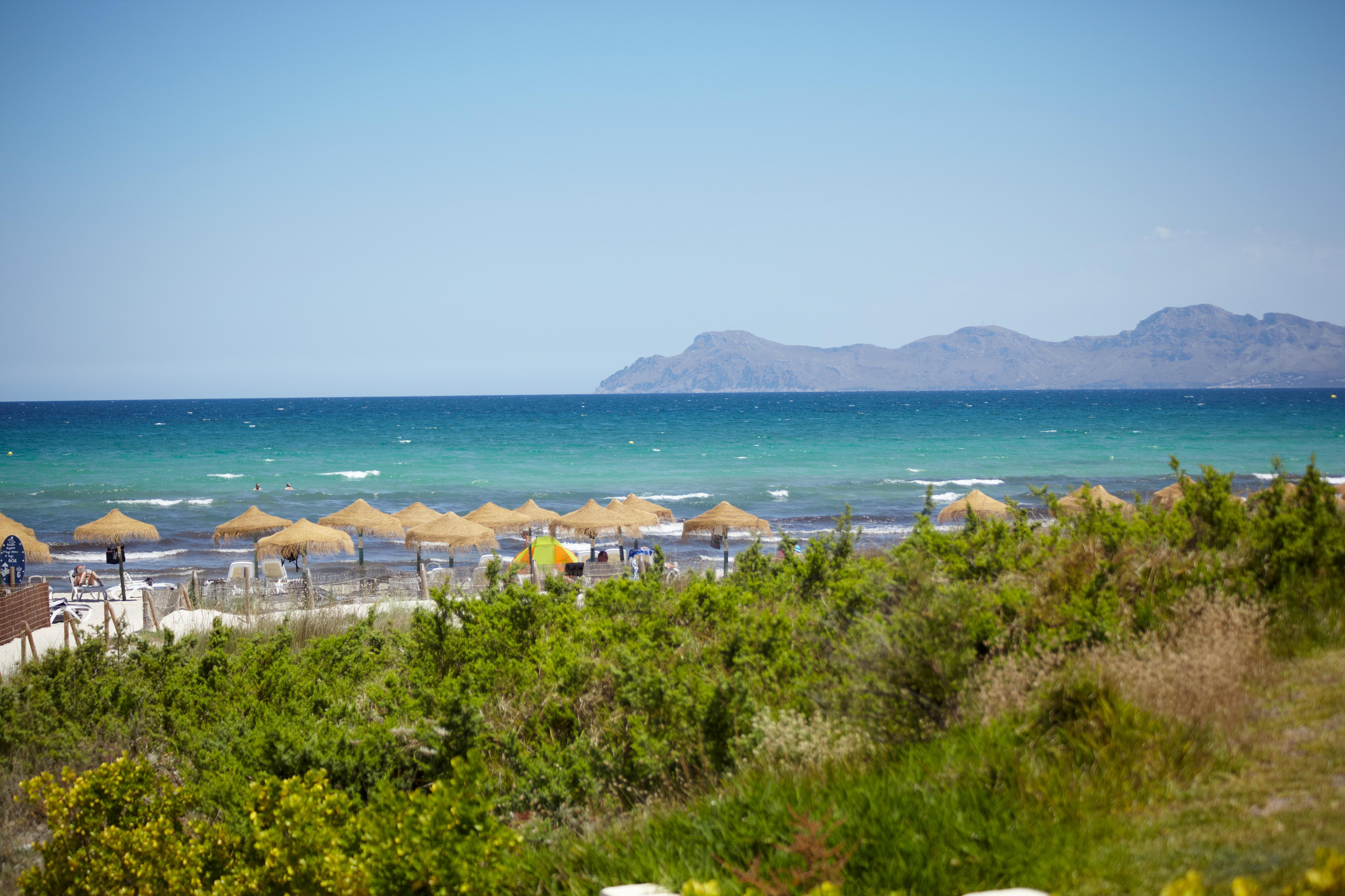 Grupotel Parc Natural & Spa ปลายาเดมูโร ภายนอก รูปภาพ View of the island of Rhodes from the beach of Marmaris